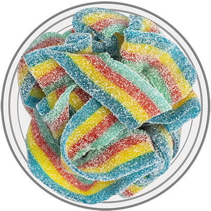 Sour Rainbow Belts