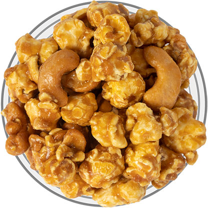 Caramel Cashew Popcorn