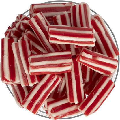 Strawberry Licorice Candy Canes