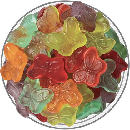 Mini Gummy Butterflies