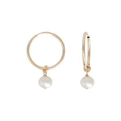 Pearl Hoops