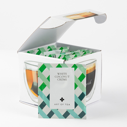 White Coconut Creme Tea Cube- 12 sachets