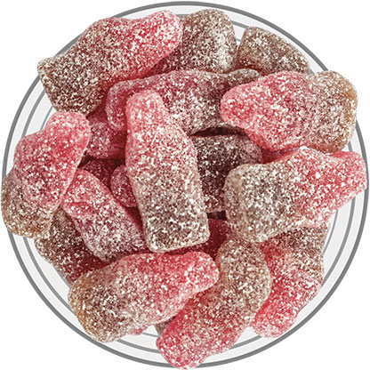 Sour Gummy Red Colas